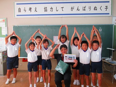 教育実習最終日 - 新見市立高尾小学校