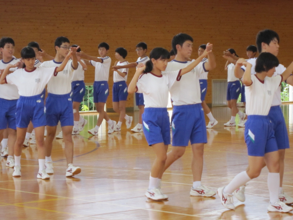 中学生　運動会 運動会の練習頑張っています - 新見市立哲西中学校
